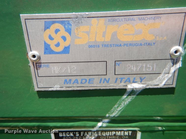 image for item GO9529 2013 Sitrex Magnum MK10-12 hay rake