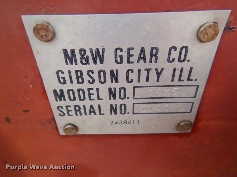 image for item GW9643 M&W 1465 tandem disk