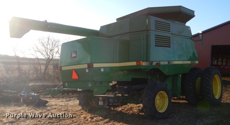 image for item GW9661 1995 John Deere 9600 RWA combine
