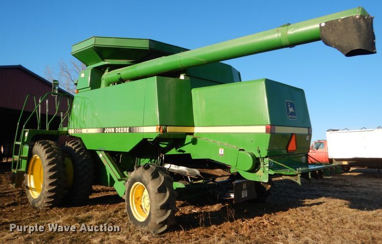 image for item GW9661 1995 John Deere 9600 RWA combine