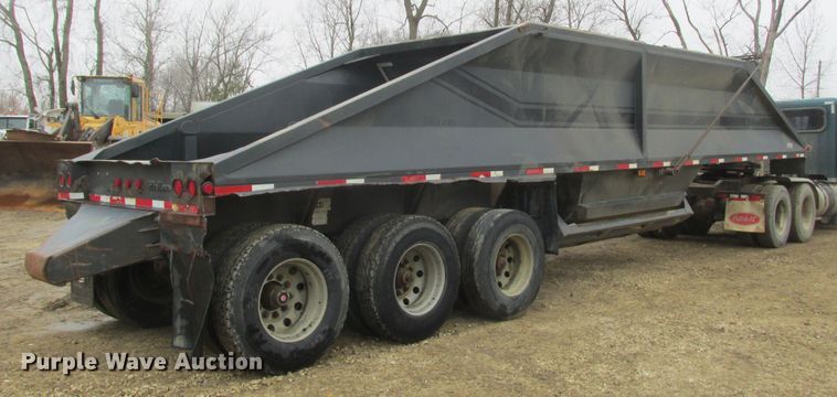 image for item DA8354 2002 Midland MG38MC3000 bottom dump trailer