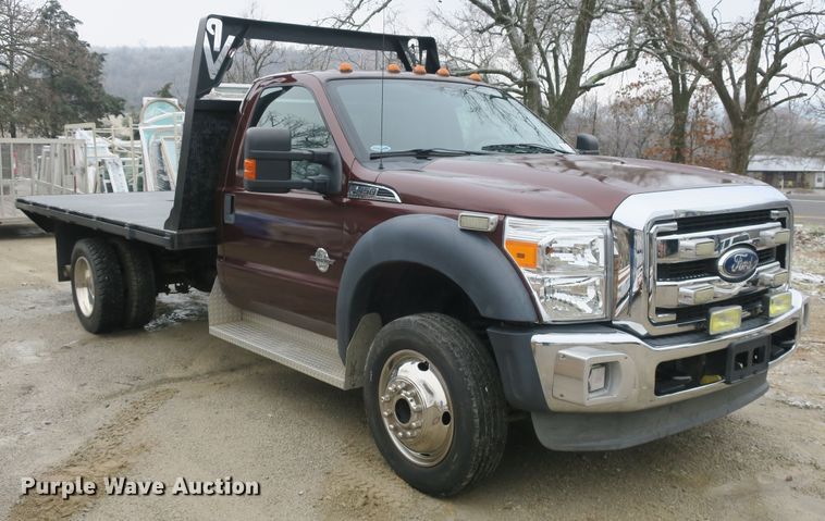 image for item DB10092 2011 Ford F450 Super Duty XLT flatbed truck