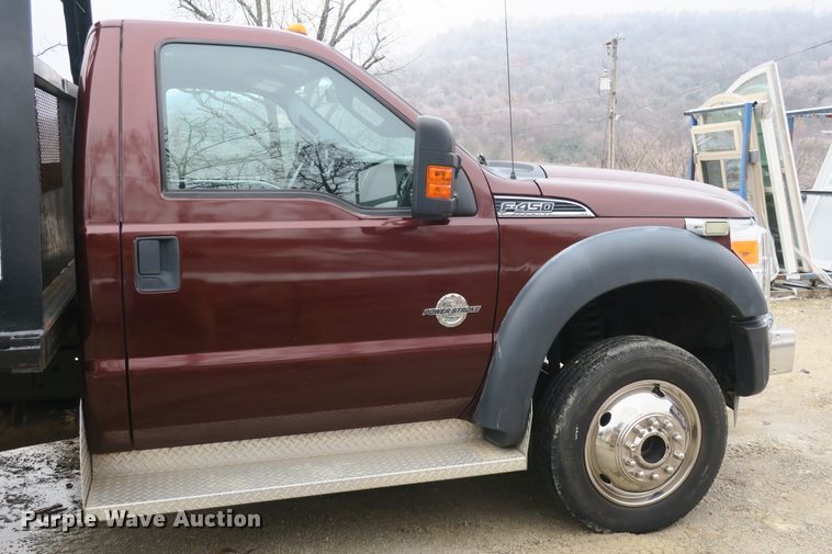 image for item DB10092 2011 Ford F450 Super Duty XLT flatbed truck
