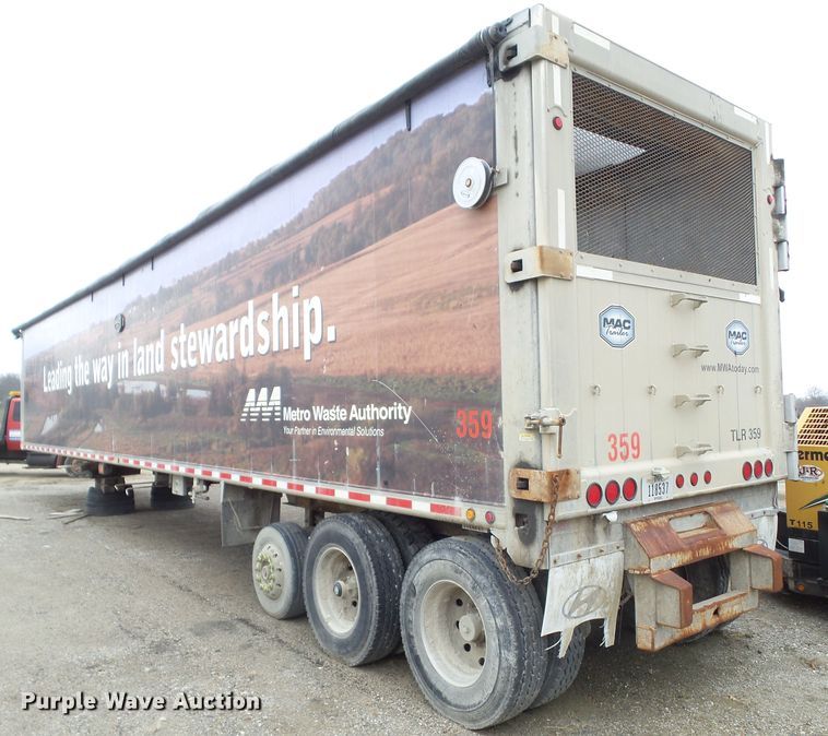 image for item DF0829 2012 MAC TRAR50MF99 walking floor trailer