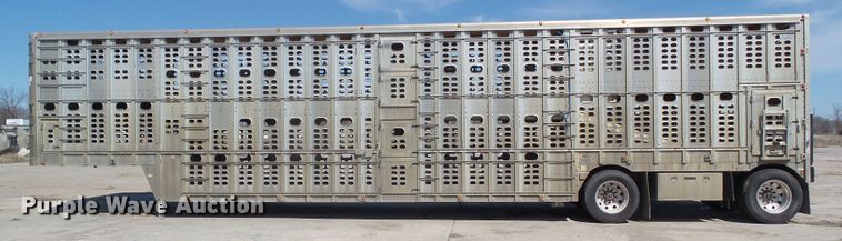 image for item DF0830 2008 Wilson PSDCL-402P livestock trailer