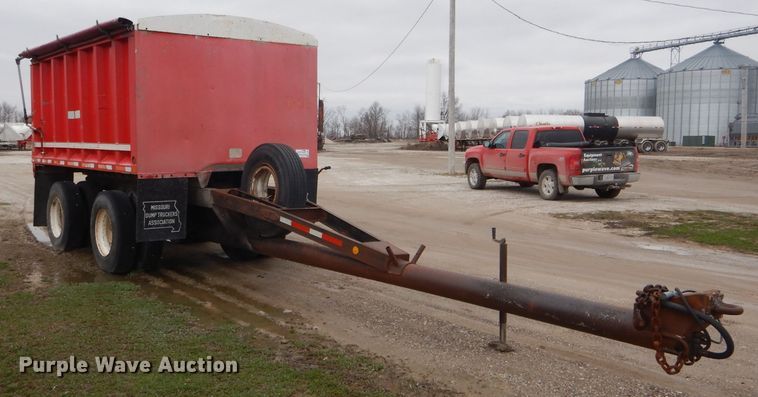 image for item DF3031 1981 C&P WS72-HPT-120-14 end dump trailer