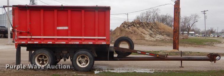 image for item DF3031 1981 C&P WS72-HPT-120-14 end dump trailer