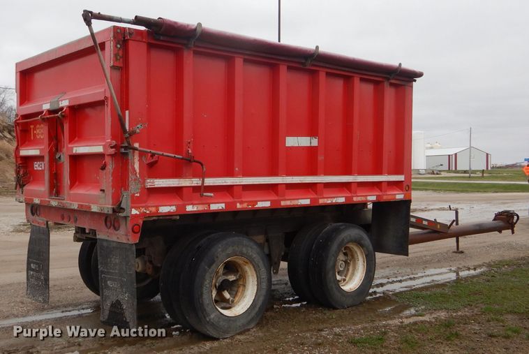 image for item DF3031 1981 C&P WS72-HPT-120-14 end dump trailer