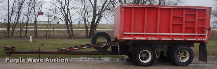 image for item DF3031 1981 C&P WS72-HPT-120-14 end dump trailer