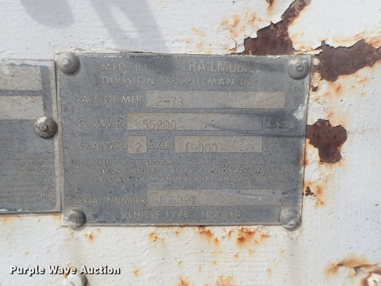 image for item DG3035 1973 Trailmobile A11J4SA1 dry van trailer