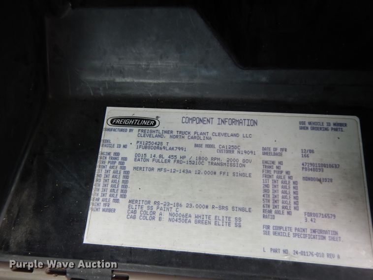 image for item DH2413 2009 Freightliner Cascadia semi truck