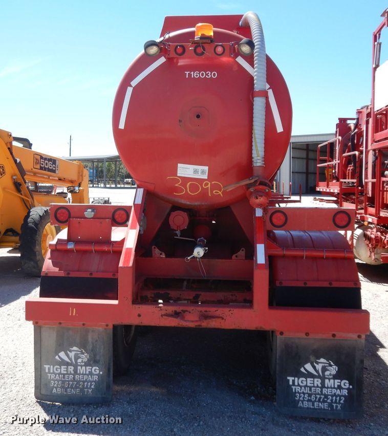 image for item DH2434 2005 Worley Welding 3 Tank acid tank trailer