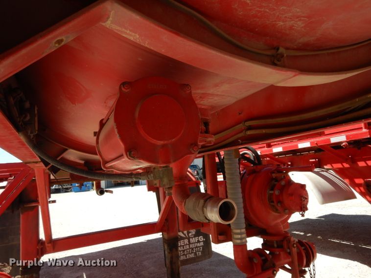 image for item DH2434 2005 Worley Welding 3 Tank acid tank trailer