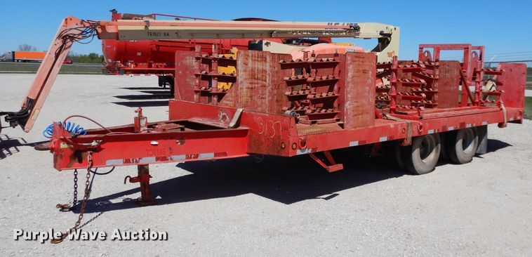 image for item DH2435 2006 Big Tex 20AD-20 flatbed trailer