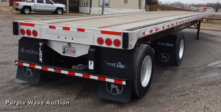 image for item GD9192 2013 Great Dane PLFR flatbed trailer