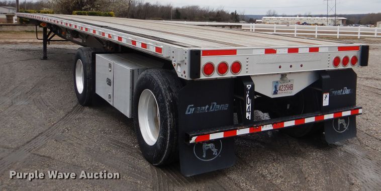 image for item GD9192 2013 Great Dane PLFR flatbed trailer