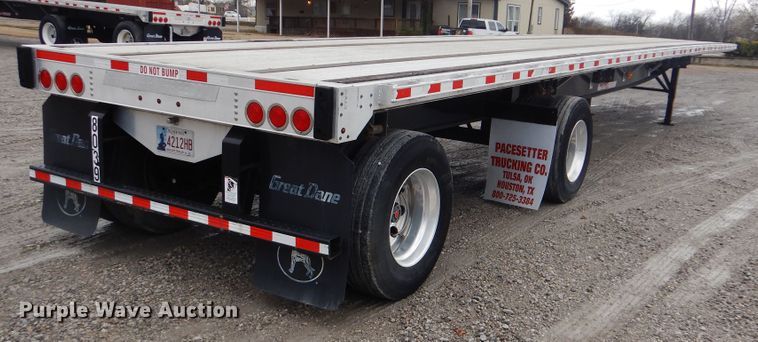 image for item GD9195 2013 Great Dane flatbed trailer