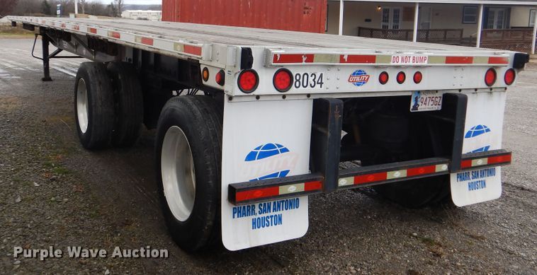 image for item GD9199 2009 Utility Trailer FS2CHA flatbed trailer