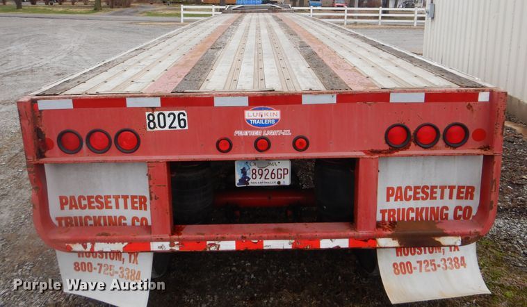 image for item GD9203 2006 Lufkin flatbed trailer