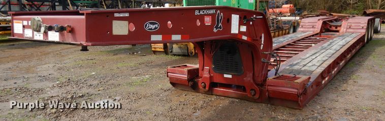 image for item GX9991 2003 Entyre Blackhawk lowboy equipment trailer