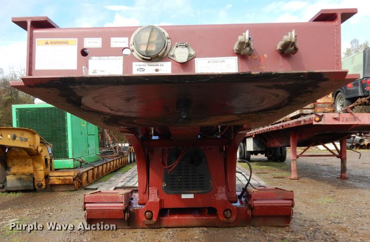 image for item GX9991 2003 Entyre Blackhawk lowboy equipment trailer