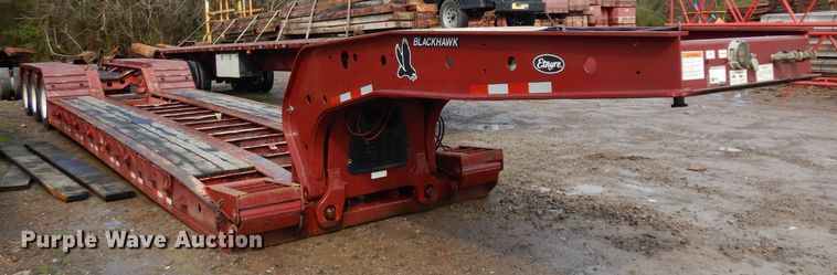 image for item GX9991 2003 Entyre Blackhawk lowboy equipment trailer
