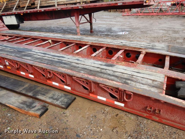 image for item GX9991 2003 Entyre Blackhawk lowboy equipment trailer