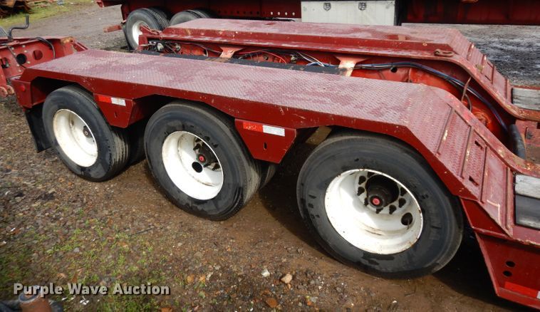 image for item GX9991 2003 Entyre Blackhawk lowboy equipment trailer