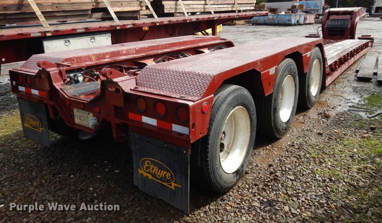 image for item GX9991 2003 Entyre Blackhawk lowboy equipment trailer