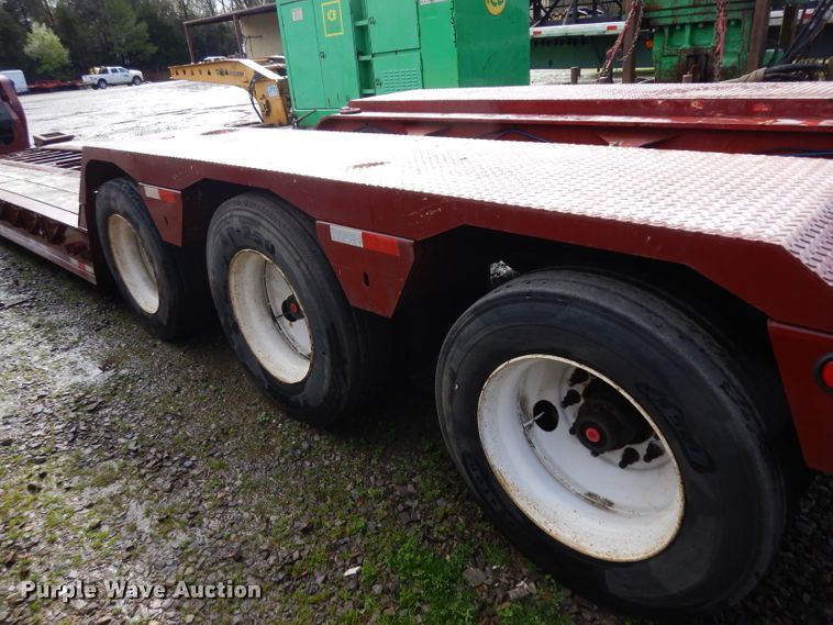 image for item GX9991 2003 Entyre Blackhawk lowboy equipment trailer