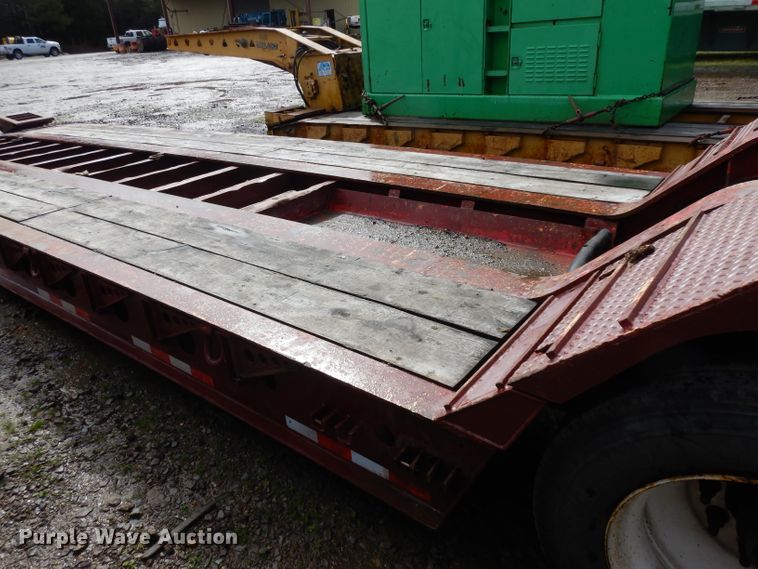 image for item GX9991 2003 Entyre Blackhawk lowboy equipment trailer