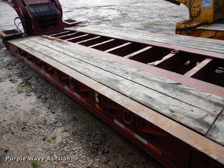 image for item GX9991 2003 Entyre Blackhawk lowboy equipment trailer