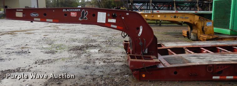 image for item GX9991 2003 Entyre Blackhawk lowboy equipment trailer