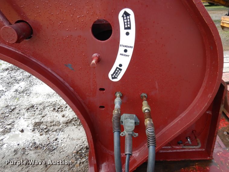 image for item GX9991 2003 Entyre Blackhawk lowboy equipment trailer