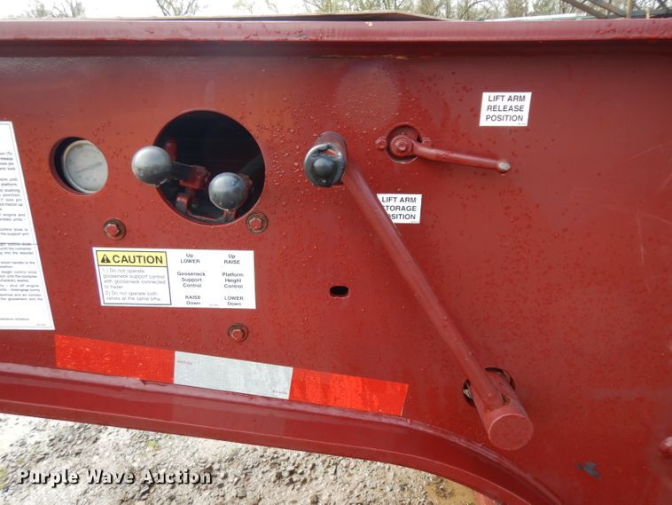 image for item GX9991 2003 Entyre Blackhawk lowboy equipment trailer