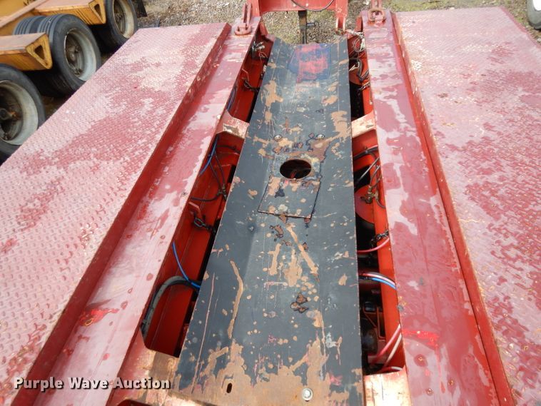 image for item GX9991 2003 Entyre Blackhawk lowboy equipment trailer