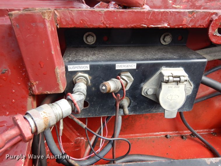 image for item GX9991 2003 Entyre Blackhawk lowboy equipment trailer