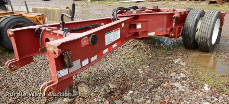 image for item GX9991 2003 Entyre Blackhawk lowboy equipment trailer
