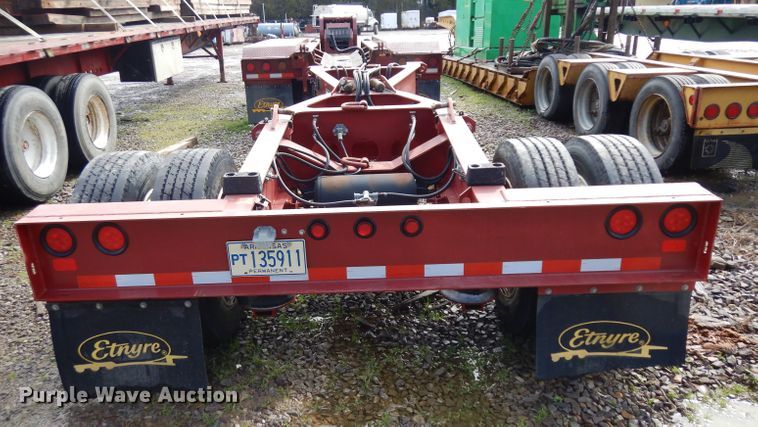 image for item GX9991 2003 Entyre Blackhawk lowboy equipment trailer