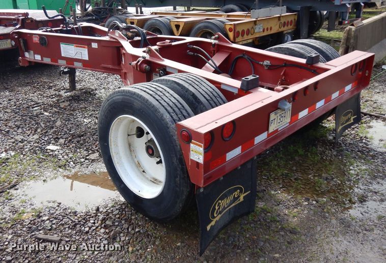 image for item GX9991 2003 Entyre Blackhawk lowboy equipment trailer