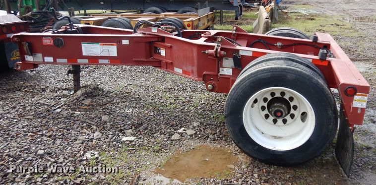 image for item GX9991 2003 Entyre Blackhawk lowboy equipment trailer