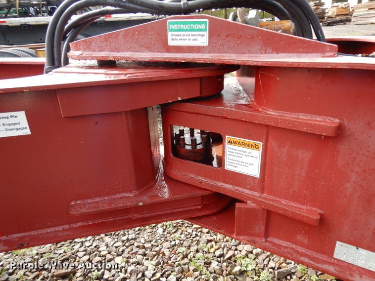 image for item GX9991 2003 Entyre Blackhawk lowboy equipment trailer