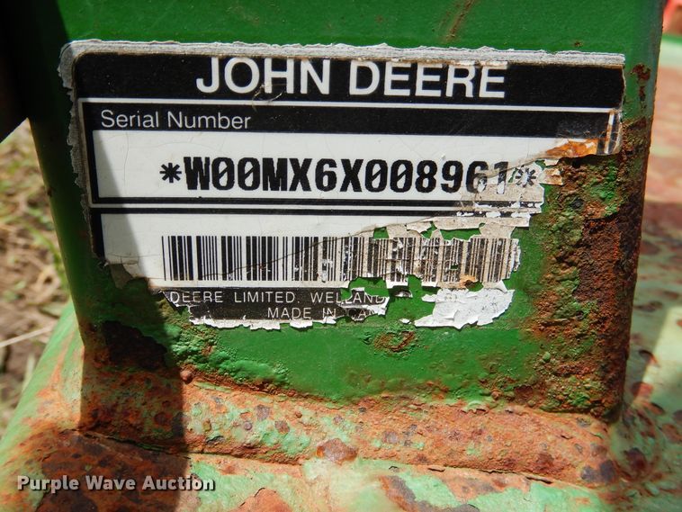 image for item ES9541 John Deere MX6 rotary mower