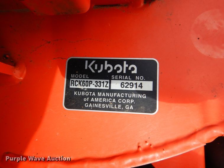 image for item ES9546 2013 Kubota ZD331 ZTR lawn mower