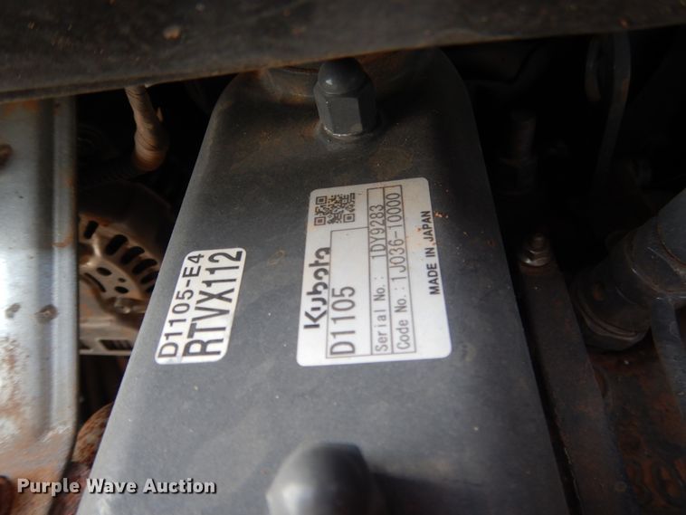 image for item ES9550 2014 Kubota RTV-X1120D utility vehicle