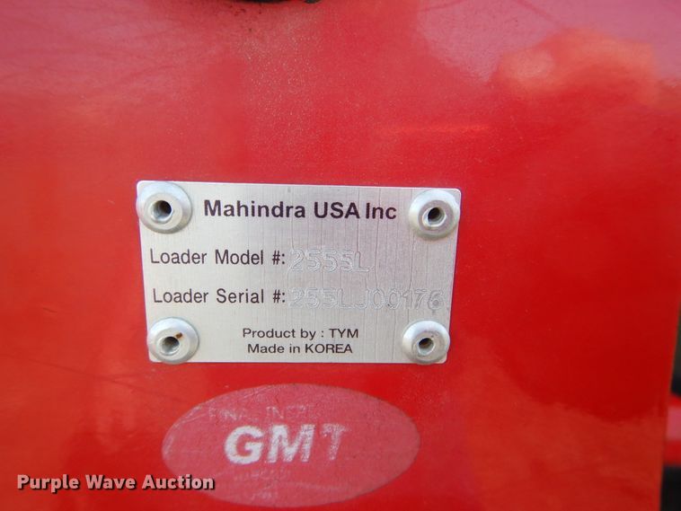 image for item ES9551 2014 Mahindra 2555 MFWD tractor