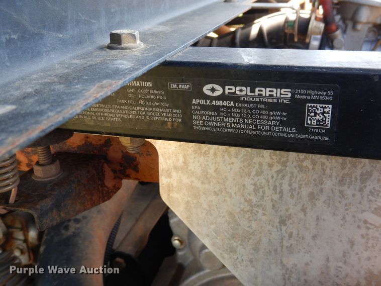 image for item ES9570 2010 Polaris Ranger 400 R10RH45AH utility vehicle