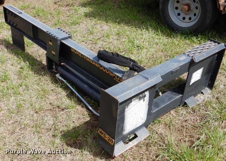 image for item ES9572 M&M WS-20 skid steer wood splitter