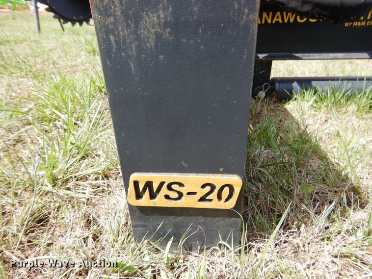 image for item ES9572 M&M WS-20 skid steer wood splitter