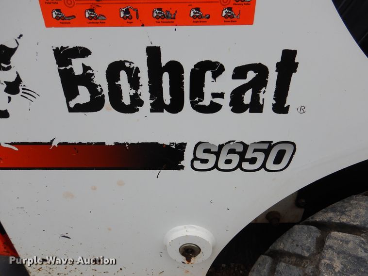 image for item ES9596 2016 Bobcat S650  skid steer loader